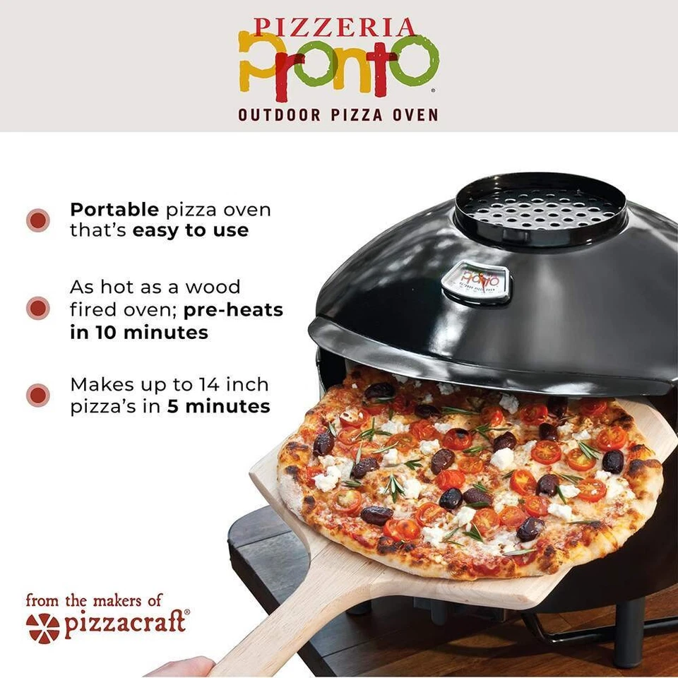 PIZZACRAFT PC6000 Pizzeria Pronto® Outdoor Pizza Oven - Image 2 of 4