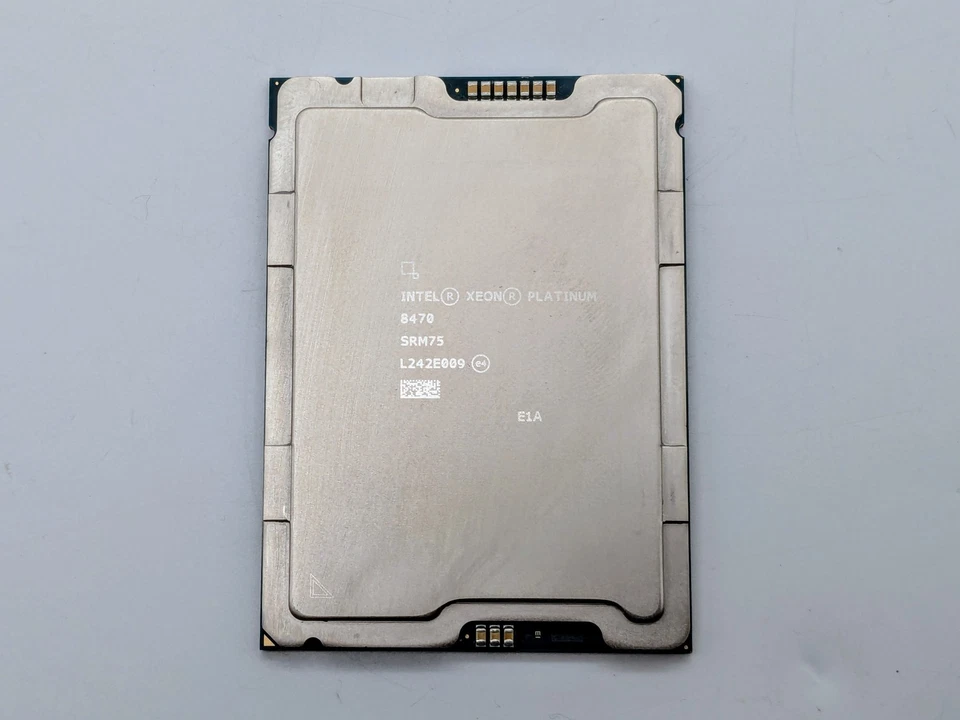 Intel Xeon Platinum 8470 Processor 2.00 GHz Server CPU SRM75