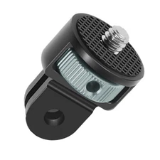 Aluminum Alloy 1/4" Screw Tripod Camera Adapte Holder For Gopro 10/9 Insta360 qa