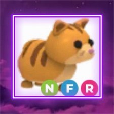 Adopt Me NFR Neon Fly Ride Fully Grown Ginger Cat
