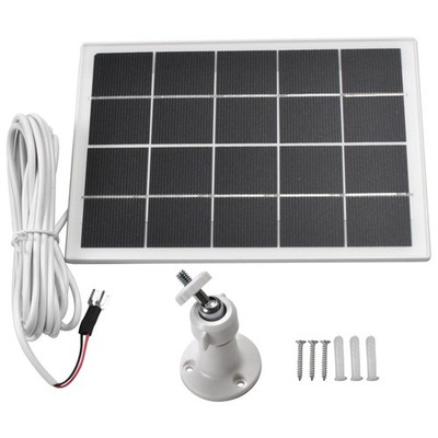 5V Solar Panel Waterproof Solar Charger for Ring Video Doorbell 3W - 1 PACK