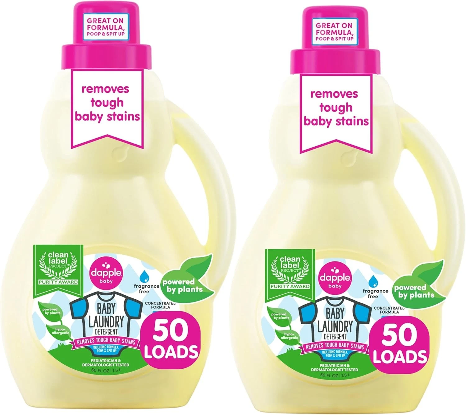 Baby Laundry Detergent Plant Powered Hypoallergenic Fragrance Free Concentrated
Opens in a new windo
