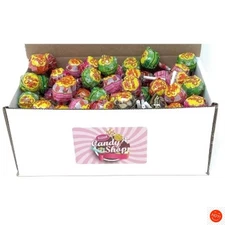 Chupa Chups Lollipops, Assorted Flavors in Box, 2LB Bulk Candy