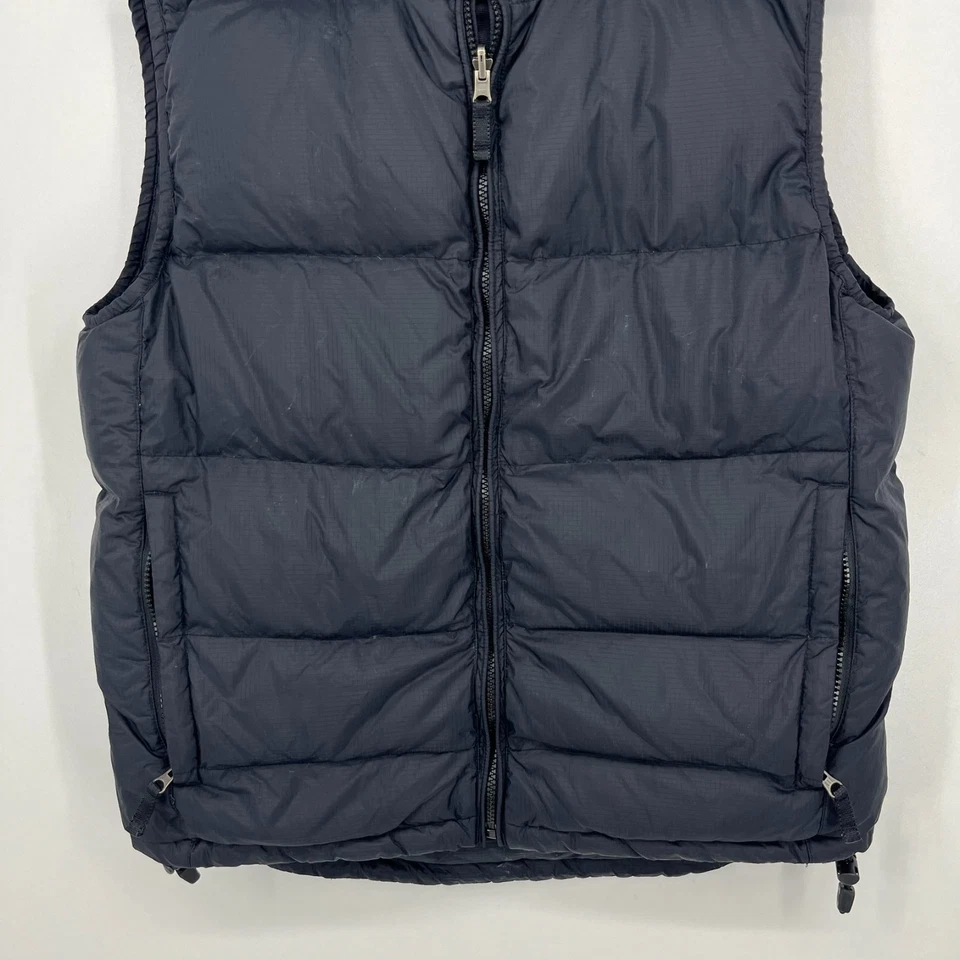 Gap Puffer Vest Men's Size S Black Down Fill Sleeveless Reversible Vtg Y2K - Image 3 of 4