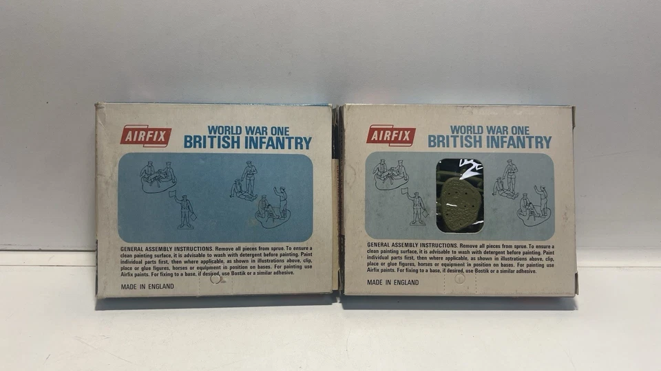 2x Airfix HO/OO Infantería Británica Primera Guerra Mundial - Todo en Sprues - 48 piezas - S27 *19 Foto 4 de 4