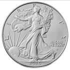 Lot of 2 - 2026 1 oz American Silver Eagles BU