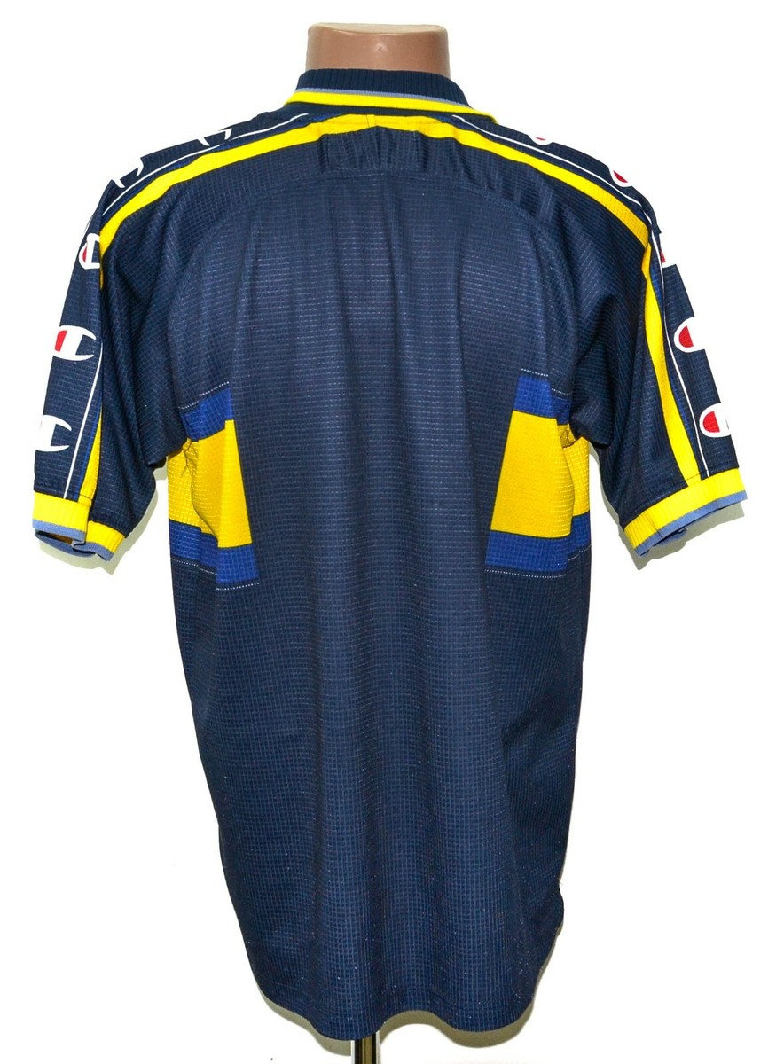PARMA ITALY 1999/2000 AWAY FOOTBALL SHIRT CHAMPION SIZE XL