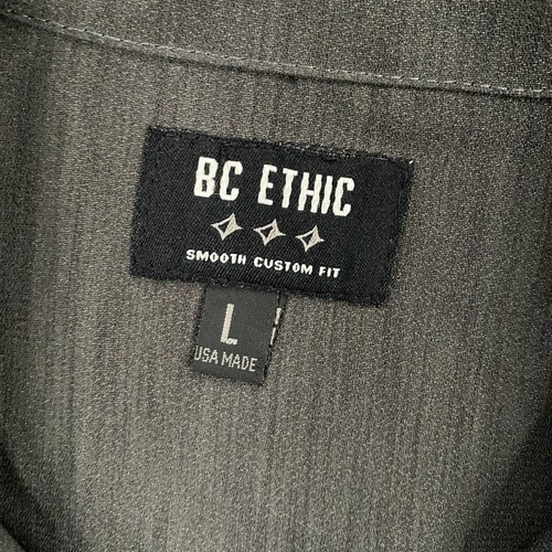 Vintage BC Ethic Shirt Mens Large Loop Collar Bowling Party Rockabilly Club NEW - Picture 5 of 10