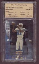 Tennessee Titans Kevin Dyson RC TFA 10 1998 Playoff Momentum SSD Rookie Subs10x4