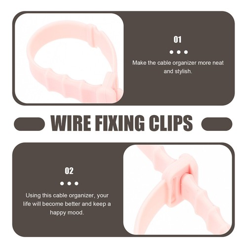 12 Pcs Silicone Cable Manager Organisers Wire Clip Appliance Cord Organizer - Afbeelding 11 van 11