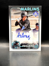 Antony Peguero Autograph 2024 Topps Pro Debut #PD-23 Miami Marlins