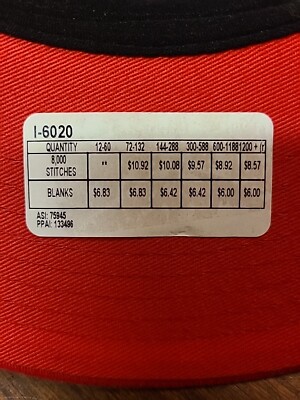 リ・パーフェクト BF Logo Advertising Red Hat Cap Perfect Fit One Size Stretch