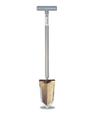 Lesche Sampson Pro-Series T-Handle Shovel 31” with Sharpened Edge for Cutting