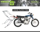HONDA TWIN CB350 CL350 CB250 CL250 FENDER MUDGUARD WHEEL LUGGAGE BAG RACK [H006]