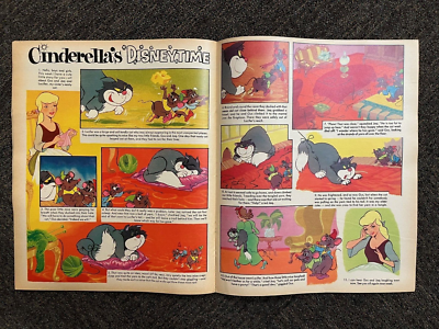 No. 2 DISNEYLAND MAGAZINE Cinderella Mickey Mouse Donald Duck