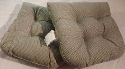 Chair Cushion Klear Vu Universal Omega Chair Pad in Lt Green Set Of 2