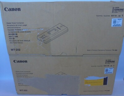 2x Canon FM1-A606-050 WT-202 waste toner box f. iR-Adv C3320 C3325 C3330