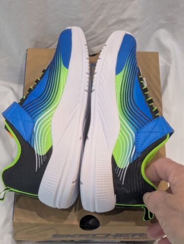 New Skechers YOUTH size 2 Microspec Advance Tennis Shoes Sneakers Running Play - Picture 8 of 15