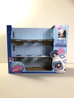 Littlest Pet Shop Series 2 G7 Store Display Box with German Shepherd Dog #73 LPS