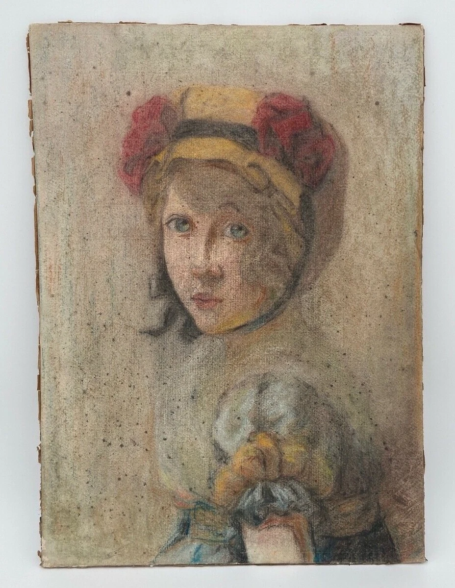 Portrait d'enfants au pastel tendre d'après une photo Sur