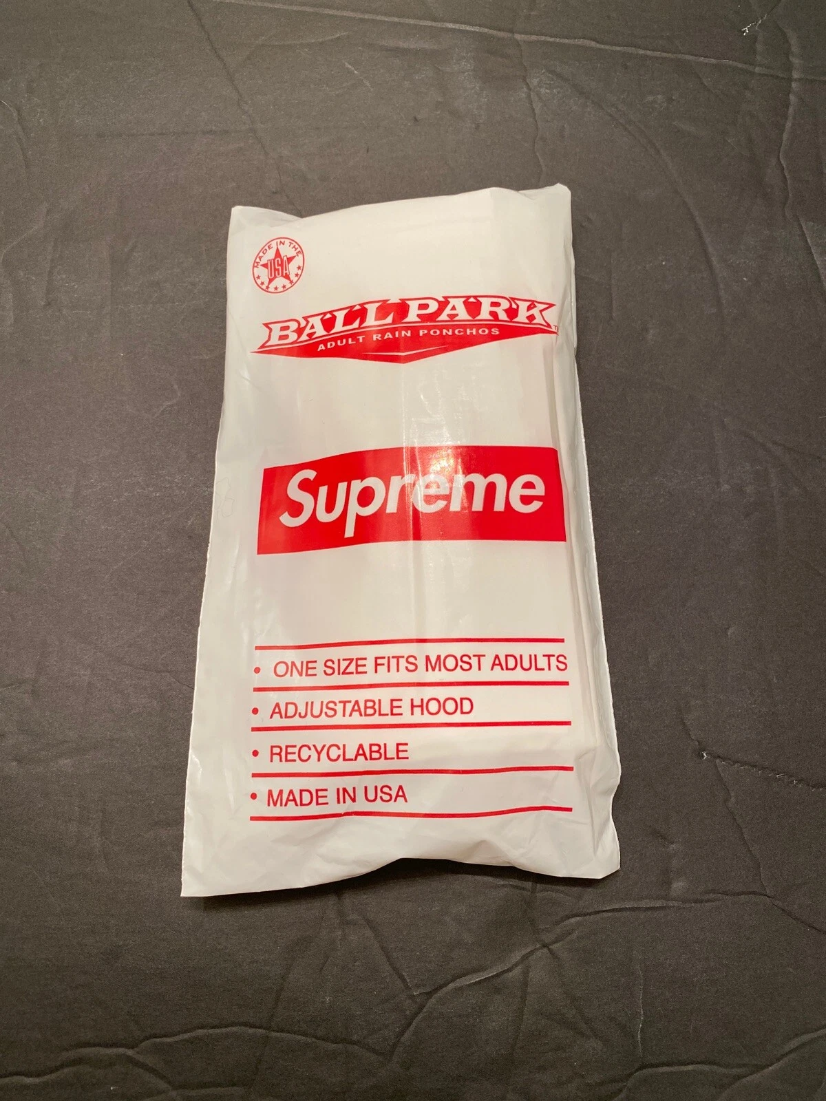 Poncho Supreme Ballpark™ NEUF printemps/été 2020 *LIVRAISON RAPIDE GRATUITE*