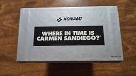 Where in Time is Carmen Sandiego CIB Complete Nintendo NES