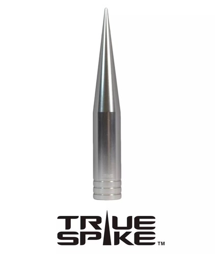 True Spike Silver Antenna for Chevy Silverado 6 Inch Short 2007 and Newer - Picture 2 of 3