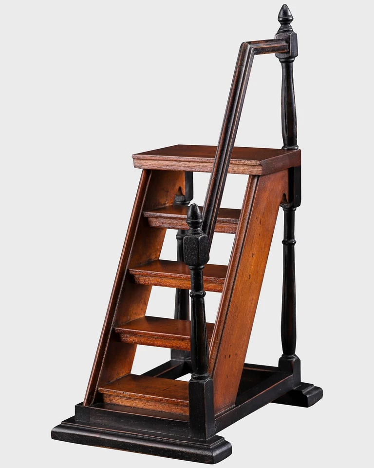 Small Harvard Library Steps Architectural 3D Wood Model 10" Staircase Sculpture - Image 2 of 4