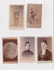 PHOTO ALBUM c. 1888-about 190 photos in 2 sizes portraits of all ages