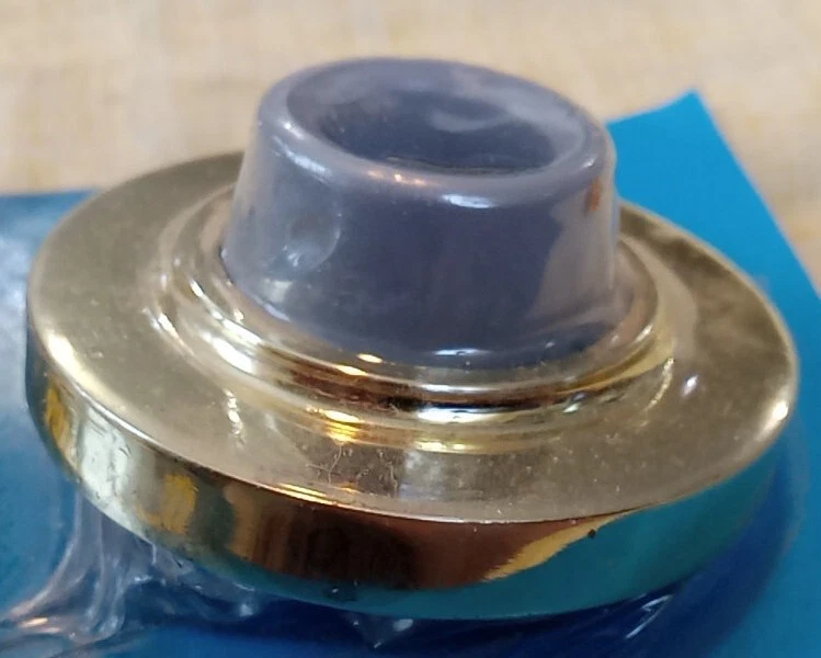 LOTE DE 5 TOPES DE PUERTA DE PARED DE LATÓN MINTCRAFT IBM#606-4067 2-1/2" DIÁMETRO  Foto 4 de 4