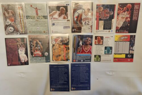 Jerry Stackhouse 14 Card Lot Fleer Metal Skybox Upper Deck Topps NBA vintage - Picture 2 of 7