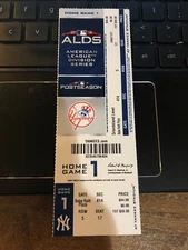 2018 NEW YORK YANKEES VS BOSTON RED SOX ALDS GAME 3 MINT TICKET STUB HOLT CYCLE