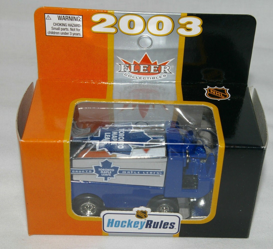 NHL Toronto Maple Leafs Mini Zamboni Metal Die Cast Scale 150