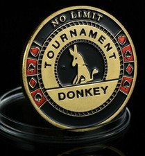 Tournoi Donkey Poker Tournament Card Guard Protecteur Main Vendeur US