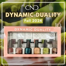 CND VINYLUX & Shellac DUO Dynamic Duality FALL 24 Full Collection 12pcs NIB