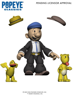Boss Fight Studio BFS 1/12 Popeye-Castor Oyl Action Figure Mdoel Toy Classic New