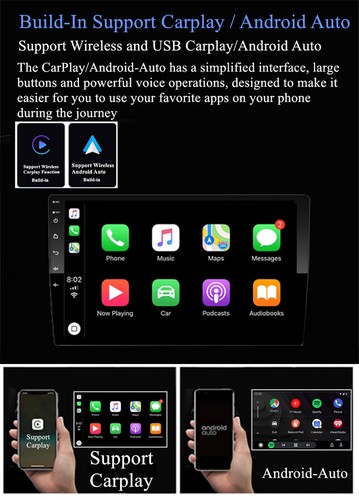 9'' Car Stereo Radio GPS Head Unit For Subaru Legacy Outback 2015-2018 Carplay - Picture 2 of 23