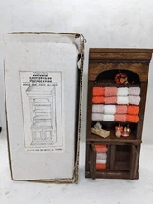 Concord Miniatures Book Shelf Room Divider In original Box + Accessories 