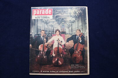 1957 FEB 17 PARADE MAGAZINE - G. COOPER, A. HEPBURN & CHEVALIER COVER - E 22344