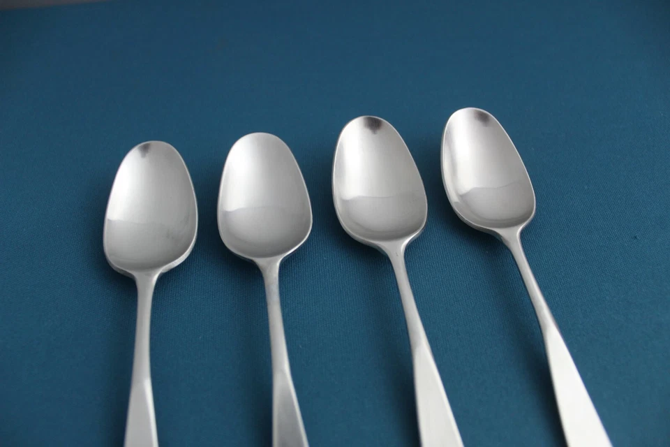 4 cucharaditas toalla acolchada BEDFORD acero inoxidable satinado Holanda uso ligero 6 1/8" Foto 3 de 4