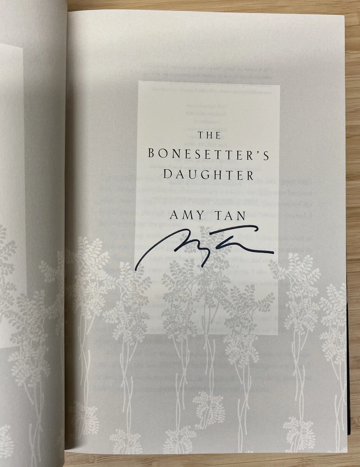 True First Edition/Printing THE BONESETTER'S DAUGHTER Book AMY TAN HC/DJ 2001 - Imagem 2 de 4