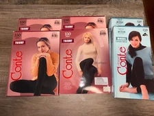 Conte Tights Episode 150/250 den-Thick Warm Microfibre 6 pair lot