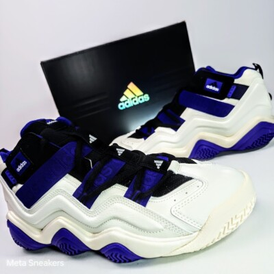 #ad Adidas US 13 Men#x27;s White Black Purple Rare 90#x27;s Retro Top Ten 2000 HQ4622 New $74.98