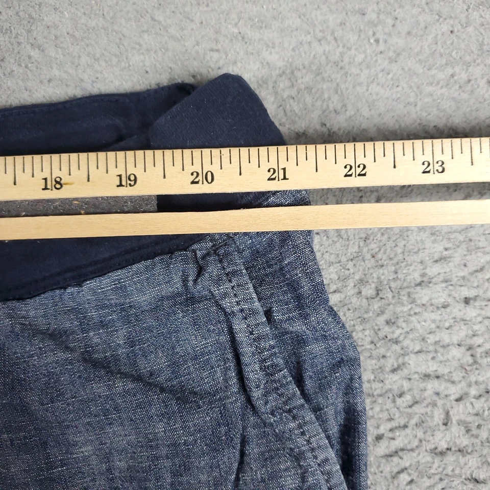 Шорты мужские Nautica размер 2XL синие кружевные галстук карго повседневные шорты плоские спереди - Изображение 4 из 4