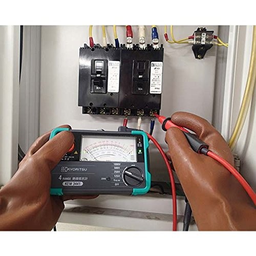Kyoritsu Misuratore Elettrico (KYORITSU) Kumeg Misuratore di Resistenza Isolante 4 Gamme (12 - Foto 4 di 4