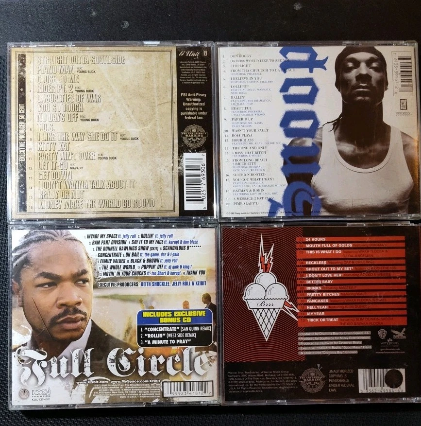 Hip Hop CD Lot. Gucci Mane Return Of Mr Zone 6, Xzibit Full Circle, G-unit Ect - Image 2 of 2