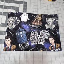 Doctor Who Cotton Canvas Fabric 36 25" OOP