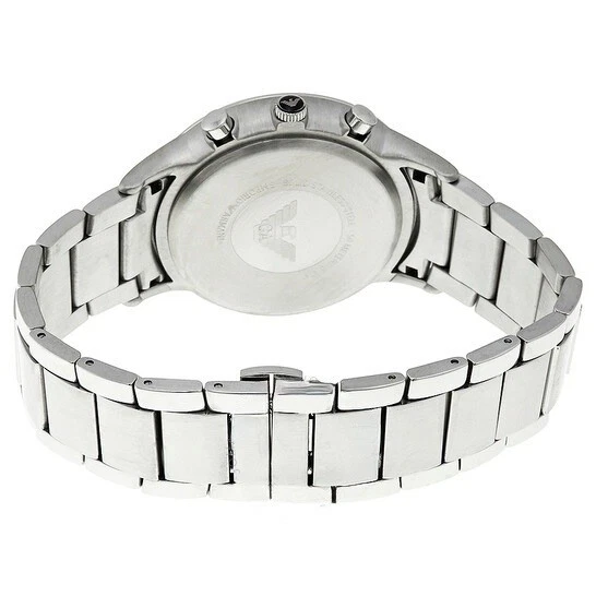 Emporio Armani AR2434 Men's Chronograph Silver Stainless Steel Watch 43mm - Image 3 of 4