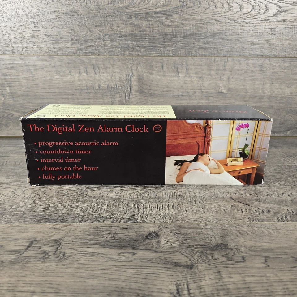 2002 Digital Zen Alarm Clock Made By Now And Zen - TESTED - WORKS - Original Box - Image 3 of 4