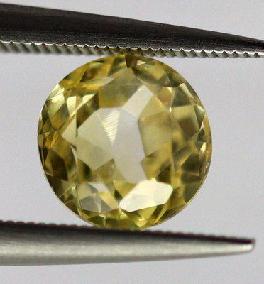 Brilliant Rund Schliff 5 MM 100% Natürlich Gelbe Saphir No Hitze Edelstein 1.27